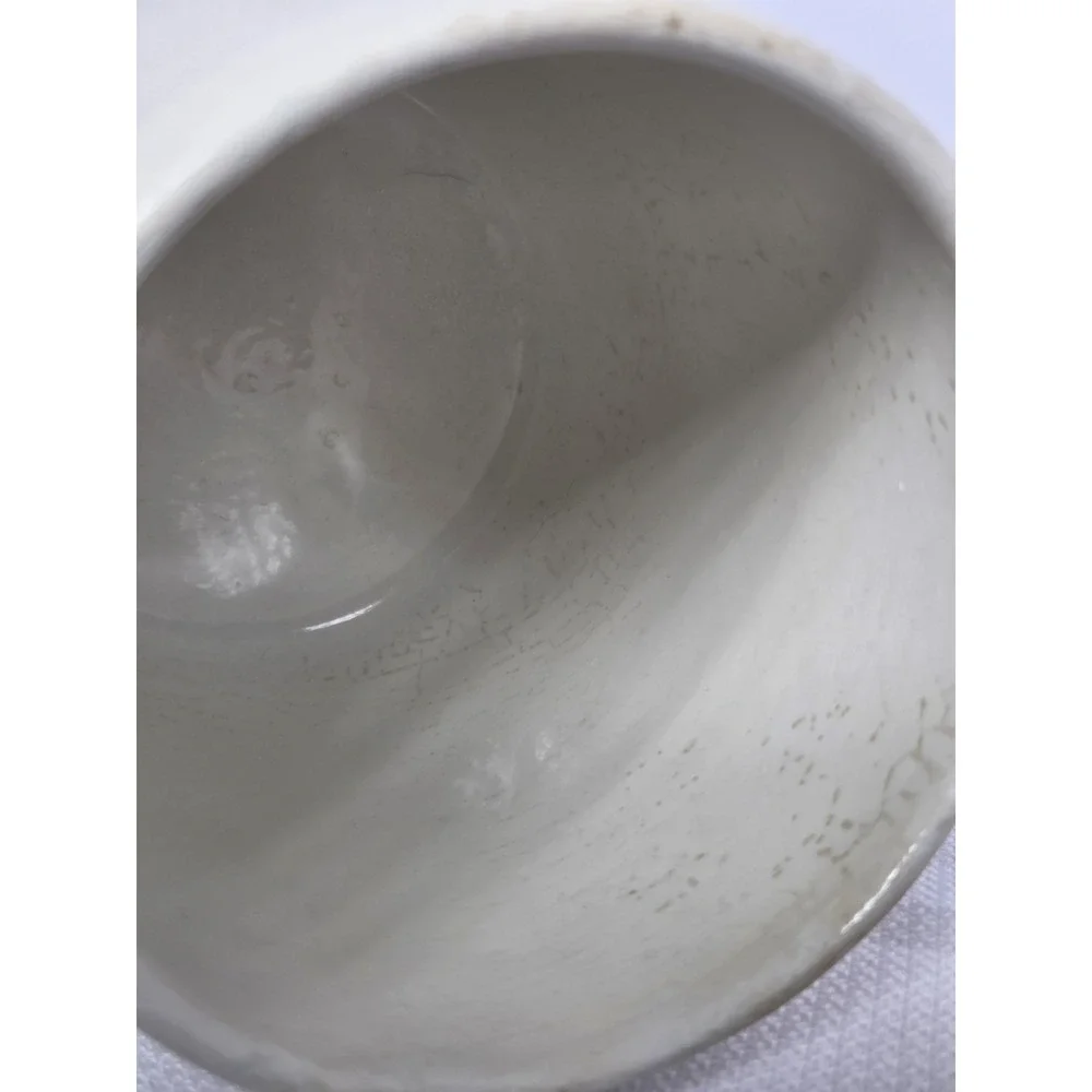 Gloria Vanderbilt White Swan Ceramic Vase Planter Cup 4